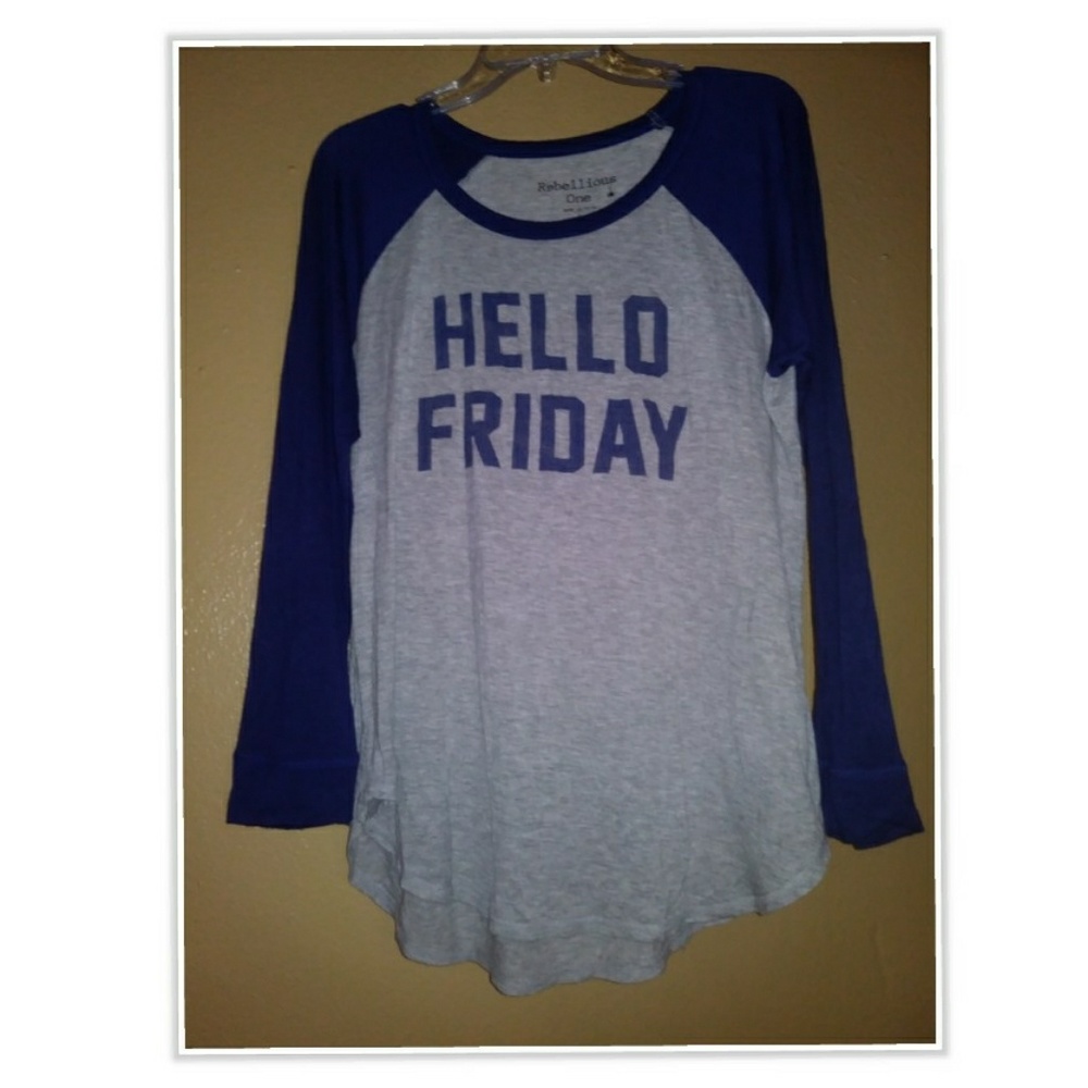 Baseball tee, FRIDAY ❕